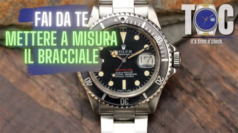 come sganciare bracciale rolex|Come regolare alla giusta misura il BRACCIALE di un orologio .